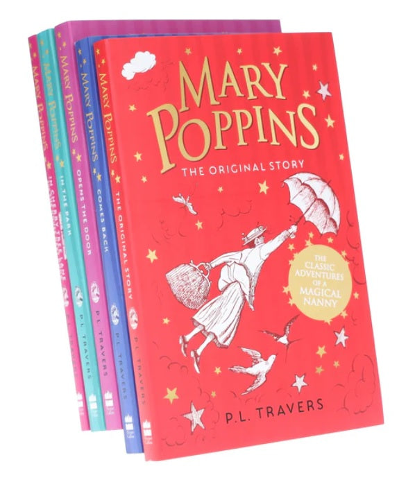 Mary Poppins 5 Books Collection Set (5 Books)