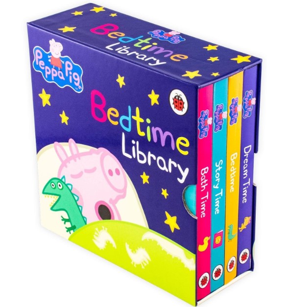 Peppa Pig Bedtime Library 4 Books Collection (4 Books 硬皮)