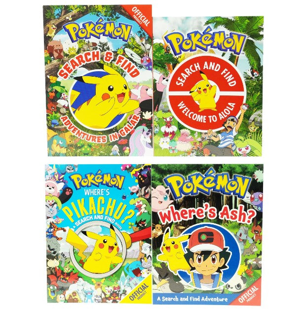 The Official Pokemon Series 4 Books Collection Set (4 Books)