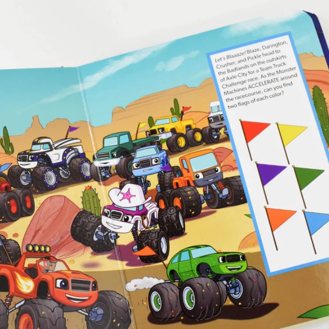 Nickelodeon Look and Find (Blaze and the Moster Machines, Paw Patrol, Bubble Guppies, Umizoomi) (4 Books 紙板書)