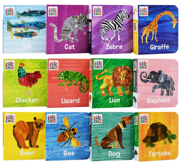 World of Eric Carle 12 Animal Books Collection (12 Books 硬皮)