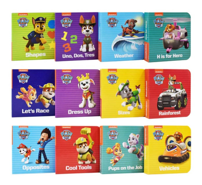 Paw Patrol My First Library Ready, Set, Roll! (12 Books 紙板書)