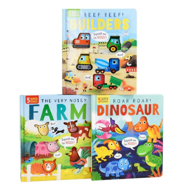 My First Touch and Feel Sound 3 Books Collection Set (3 Books 發聲紙板書)