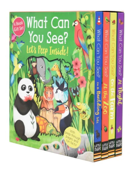 What Can You See Lets Peep Inside 4 Books Set (4 Books 紙板書)