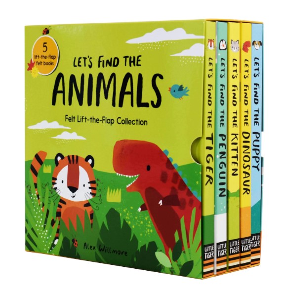 Lets Find the Animals 5 Books Box Set (5 Books-Board Book)
