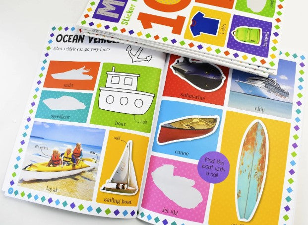 My First 100 Words Home Learning Sticker Activity 10 Books Set (10 Books)