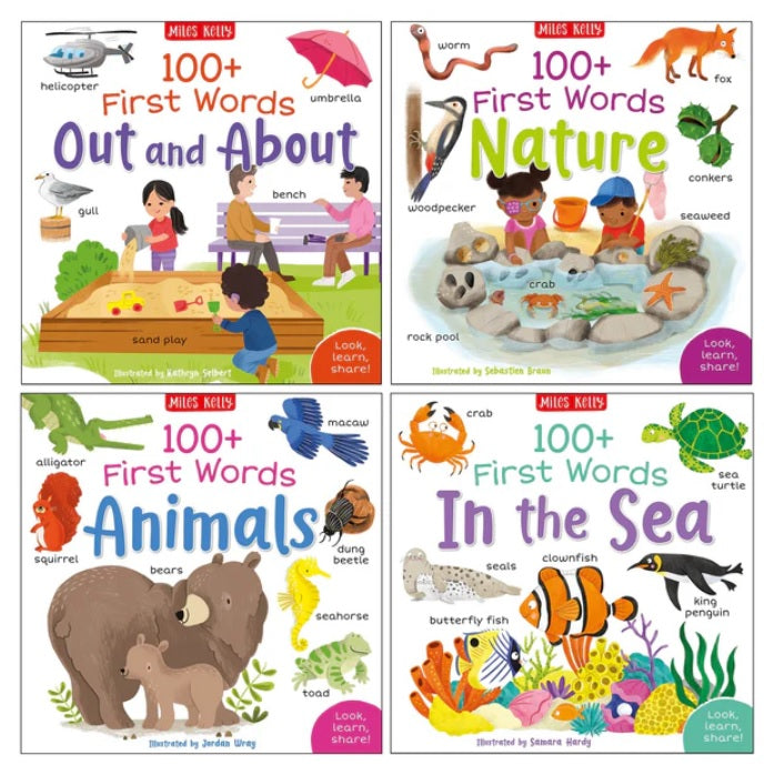 First Words Out And About 4 Books Collection Set (4 Books)