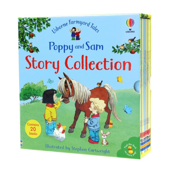 Usborne Farmyard Tales Poppy and Sam Story Collection (20 Books)