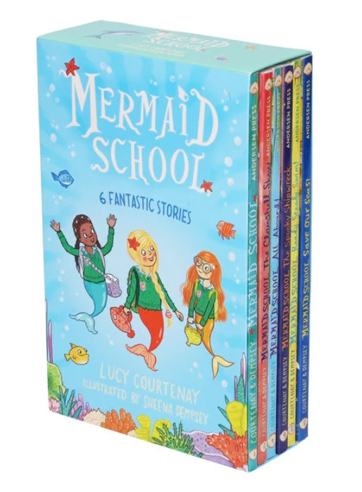 Mermaid School Series 6 Books Collection Box Set (6 Books)
