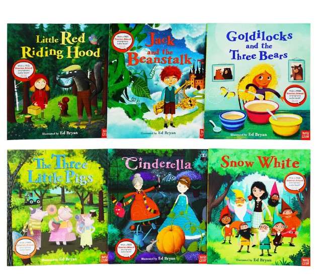 Nosy Crow Fairy Tales 6 Books Collection With Free Stories Audio Book! (6 Books)