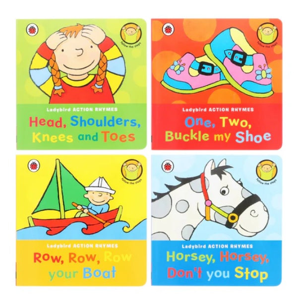 Ladybird Action Rhymes 4 Books Collection (4 Books)