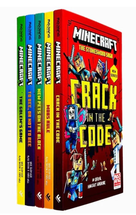 Minecraft Stonesword Saga Series 5 Books Collection Set (5 Books)