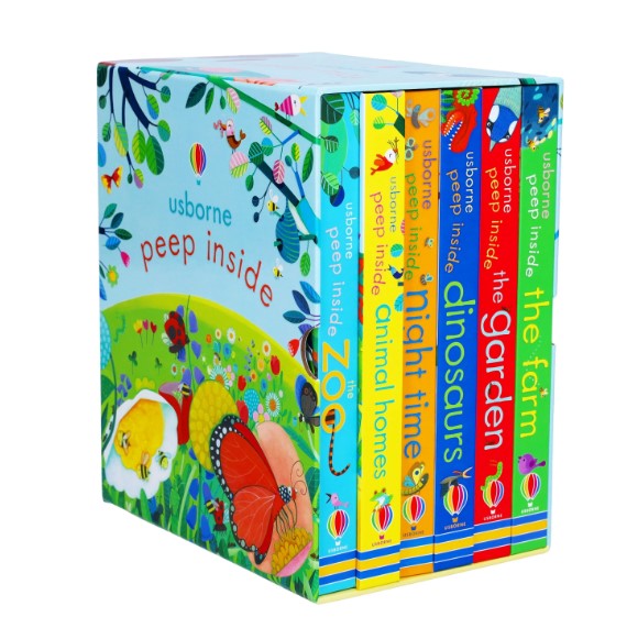 Usborne Peep Inside Collection (6 Books - Board Book 翻翻拉拉遊戲書)