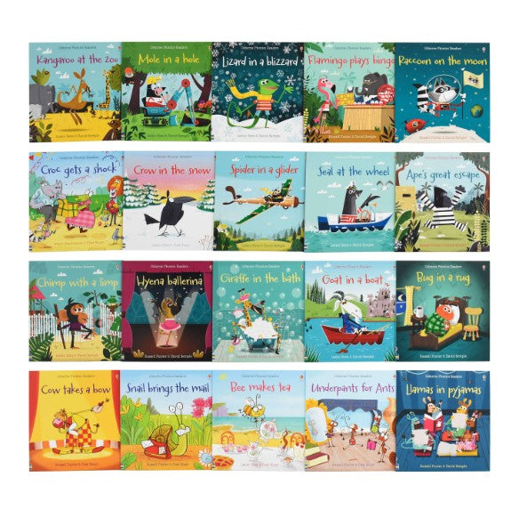 Usborne My First Phonics Reading Library (20 Books)