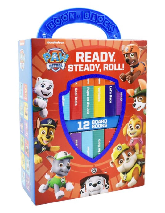 Paw Patrol My First Library Ready, Set, Roll! (12 Books 紙板書)