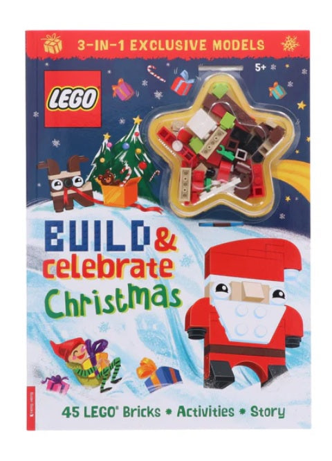Build & Celebrate Christmas By LEGO® Books (includes 45 bricks)