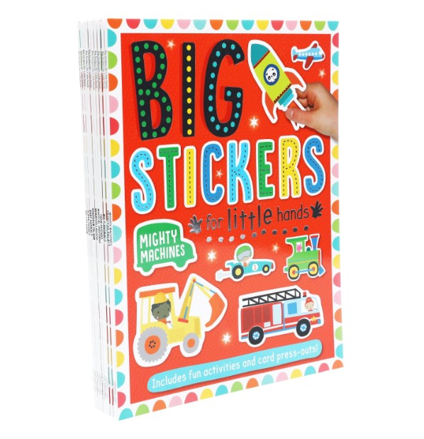 Big Stickers for Little Hands Assortment 10 Books Collection (10 Books)