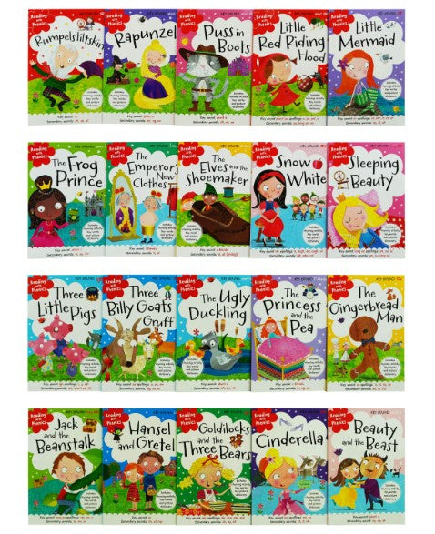 Reading with Phonics Fairy Tale Collection (20 Books)