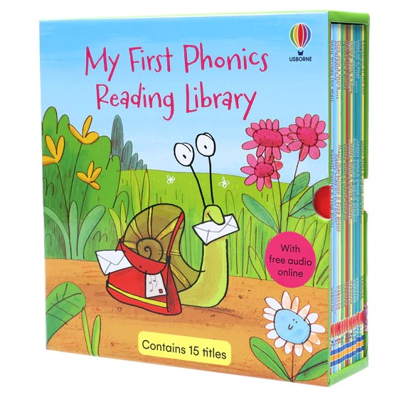 Usborne First Phonics Reading Library (15 Books)