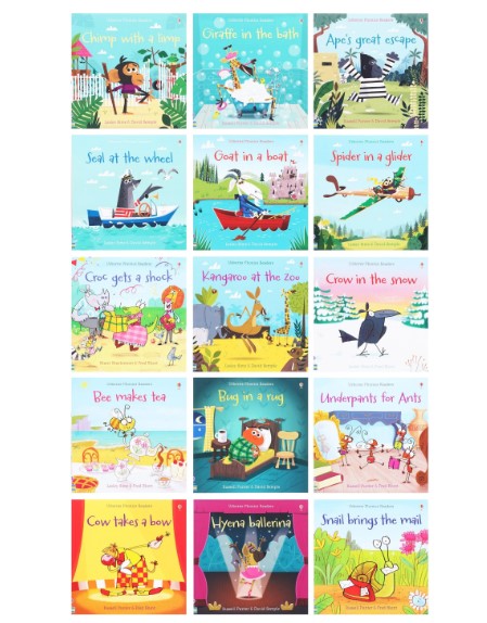 Usborne First Phonics Reading Library (15 Books)